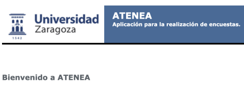 ATENEA. Aplicación para la realización de encuestas Encuestas POUZ curso 2024-2025